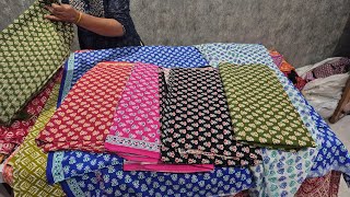 Pinki Prints Jaipuri Allover suits with dupatta 😍  Premium Cotton 🌹 Rohtak 