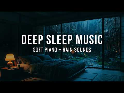 Peaceful Rain and Soft Piano Music for Cozy Nights, Deep Rest and Mindful Evening Relaxation