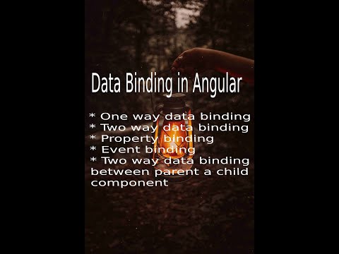 Data binding in angular 10