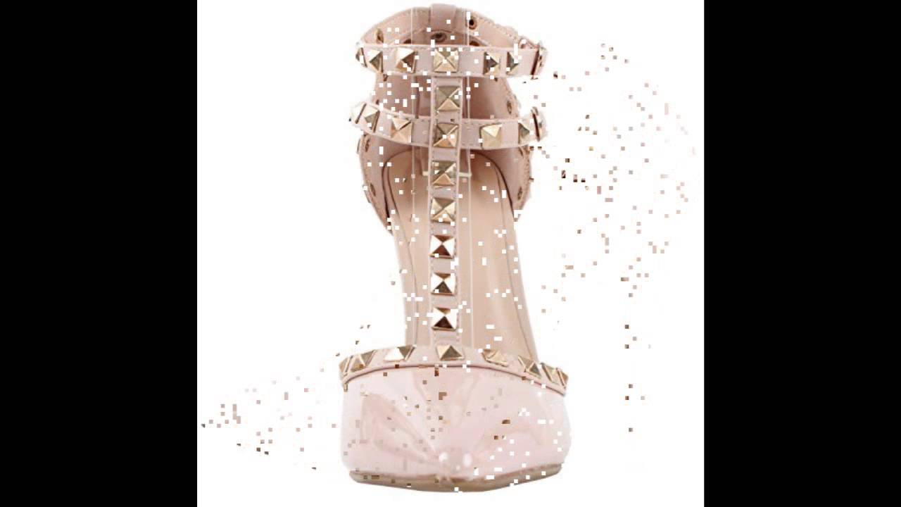 Wild Diva Adora-64 D-Orsay Pumps-Shoes, Nude Patent Pu, 8.5