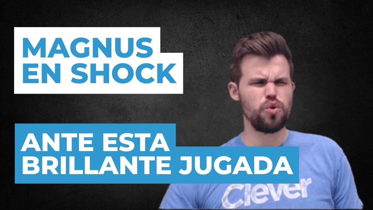 😱 Magnus Carlsen quedó en SHOCK con este BRILLANTE sacrificio de dama ...