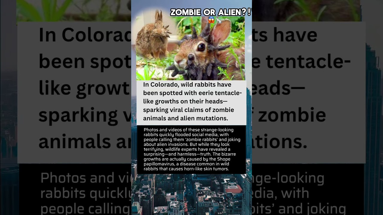 Zombie Rabbits in Colorado? The Viral Truth Behind the Tentacle-Eared Bunnies