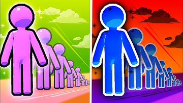 Scale Man Run vs Reverse Speed Run Walkthrough,iOS Android Ball Colour Run New Update ( part : 571 )