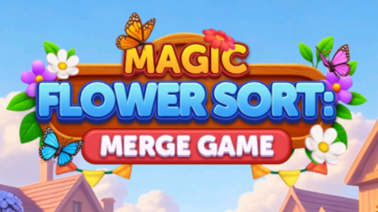 Magic Flower Sort:Merge Game Gameplay Android
