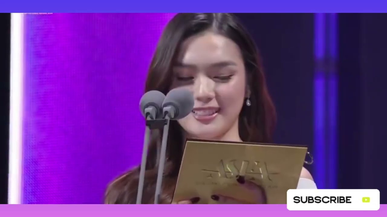 Francine announcing global Kpop leader winner TXT ASEA Award 🏆🇯🇵😍