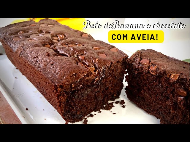 Bolo de banana com cacau fofinho e gostoso: como fazer