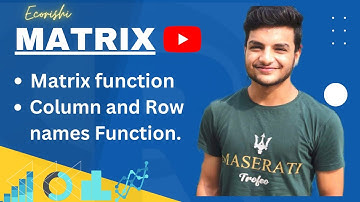 How to Create Matrices in R with Custom Column & Row Names using the Column & Row Names Function