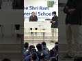 Students learning #Robotics #coding #AI/ML #3d printing at The shri ram Universal school