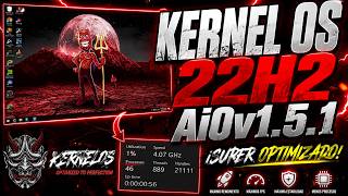 INSTALACION COMPLETA KERNEL OS 22H2 AiOv1.5.1 - EL MEJOR WINDOWS GAMER 2026
