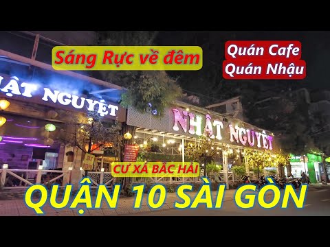 Video Sáng Rực Quán Ăn Quán Cafe Quán nhậu Khu Cư Xá Bắc Hải... - youtube