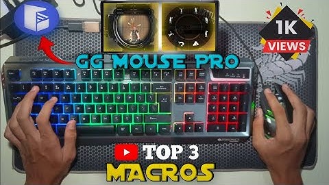 GG Mouse Pro Macro Settings 👽 | AWM Top 3 MACROS 🔥 | GG Mouse Pro All Macro ‪@UnGraduateGamer