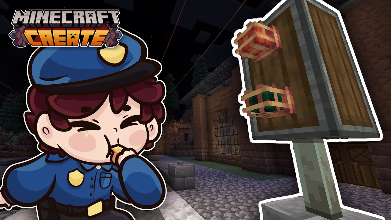 Zrobiłem ŚWIATŁA DROGOWE w Minecraft CREATE