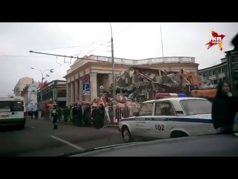 На Новослободской снесли «самострой»