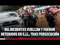 🔴🔵 PNP captura a dos delincuentes en persecución y volcadura de la miniván en la que se trasladaban