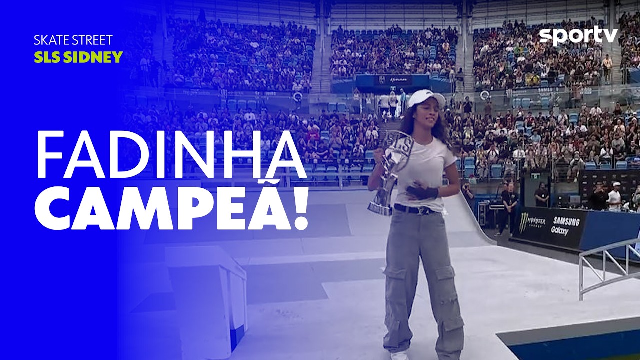 RAYSSA LEAL VENCE A ETAPA DA AUSTRÁLIA DA STREET LEAGUE SKATEBOARDING | MELHORES MOMENTOS | sportv