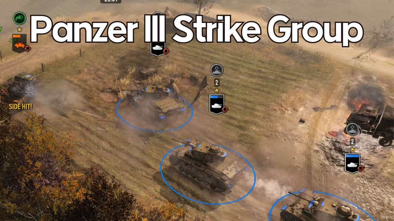 Panzer lll Strike Group - DAK 4v4 - Company of Heroes 3
