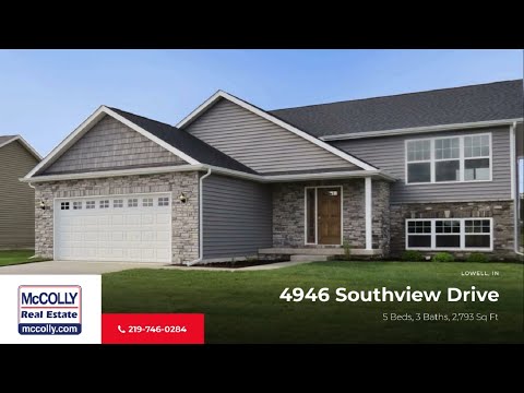 4946 Southview Drive, Lowell, IN home video tour