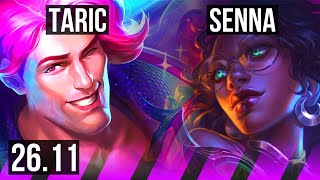 TARIC & Caitlyn vs SENNA & Ezreal (SUP) | NA Master | 26.11