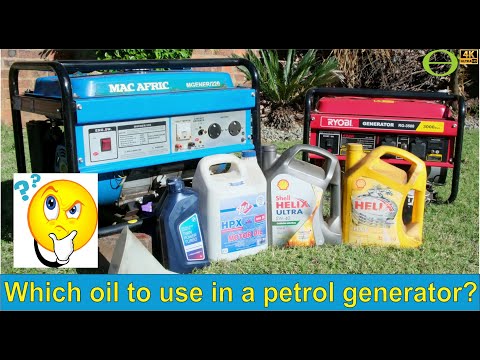 Can You Use Automotive Oil In A Generator
