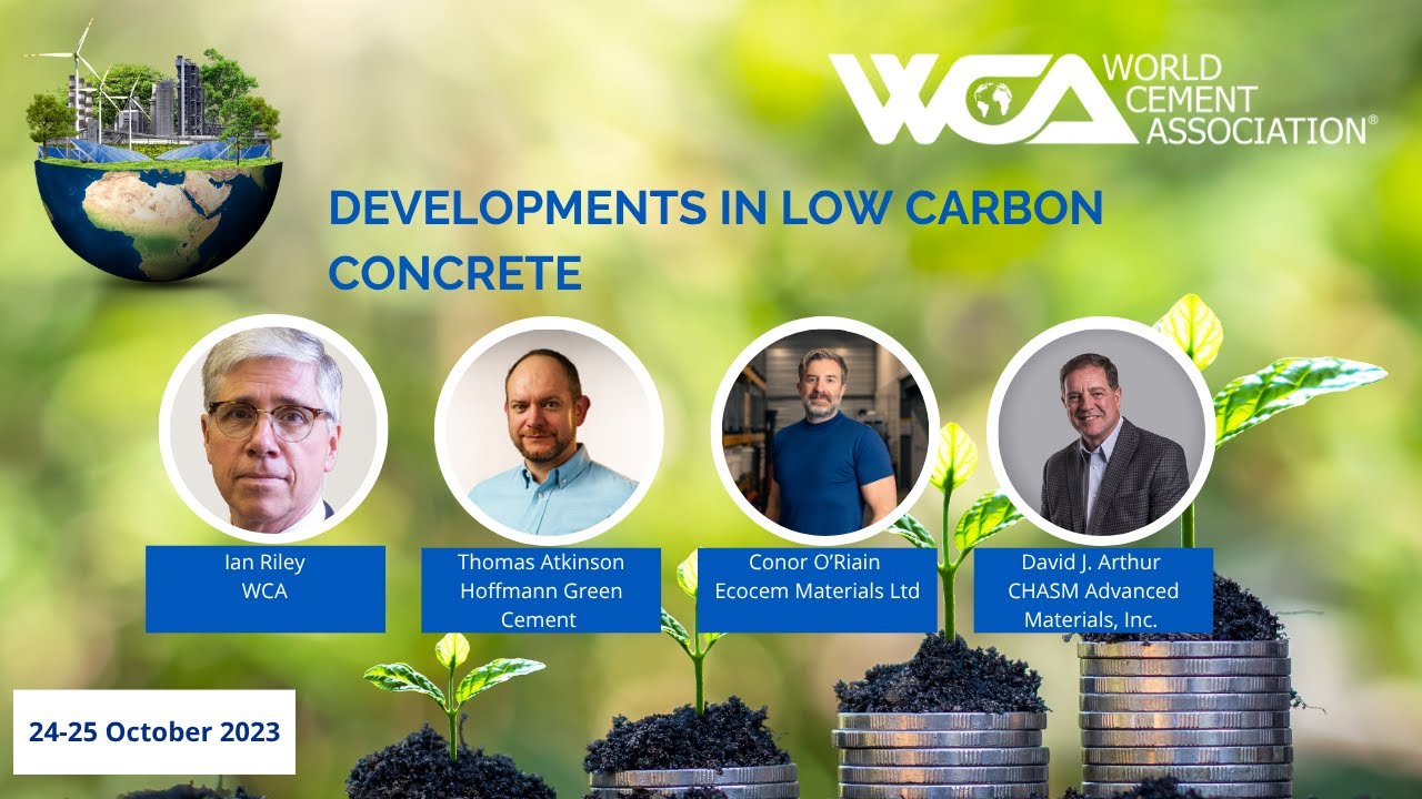Developments in low carbon concrete - YouTube