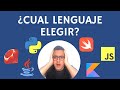 ¿Qué lenguaje de programación debería aprender para empezar?