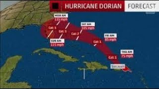 Quick update:tropical storm dorian could hit florida as a category 3
so prepare in advance #besafe