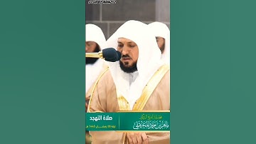 تلاوة مؤثرة جداً لفضيلة الشيخ د. ماهر المعيقلي ليلة 28 رمضان 1445هـ || يا ليتها كانت القاضية #viral
