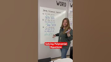 Solving polynomial equations #math #algebra #iteachalgebra #mathematics