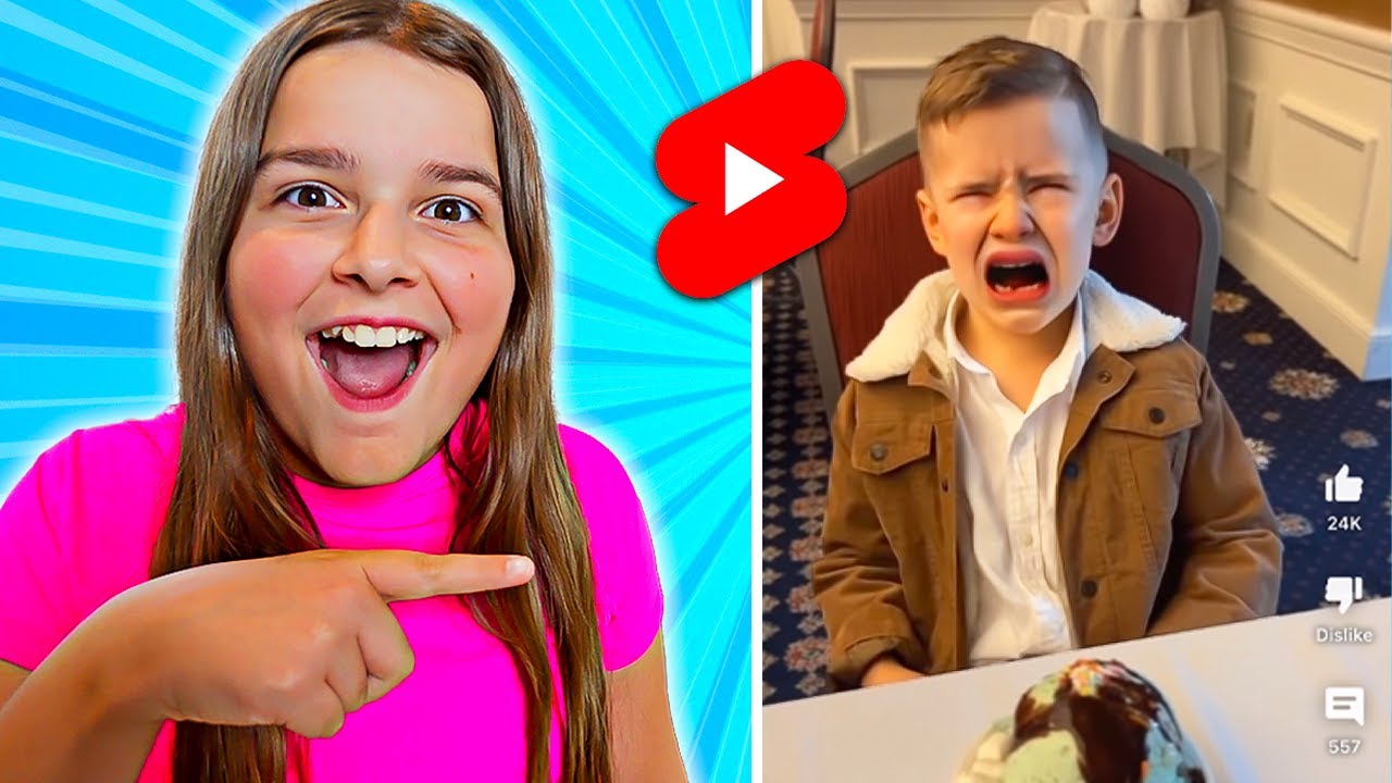 REACTING TO OUR VIRAL SHORTS! 😂