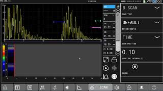 SOLID NDT Ultrasonic flaw detector-PAD B scan
