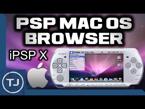 Mac OS Browser GUI On PSP/PSP GO! (iPSP X)