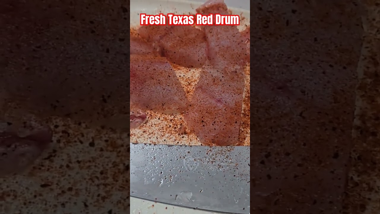 Fresh Caught And Fried Red Drum! 