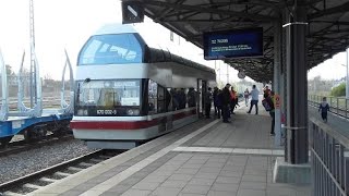 Sonderzugverkehr Zellwaldbahn Kleinwaltersdorf Freiberg Bahnhof Schienenbus Triebwagen BR 670