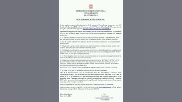 #PhD Admission2023-2024 #visvabharatiuniversity #VBU #ugcnet #jrf #csirnet  visit www.vbadmission.in