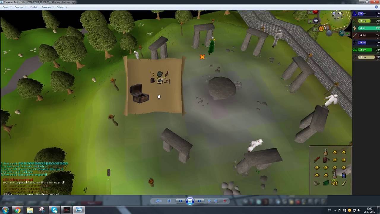 OSRS 07 First Elite Clue Insane LUCK!!