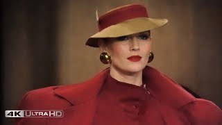 Yves Saint Laurent AW88 Womens Runway Show - 4k Ultra HD