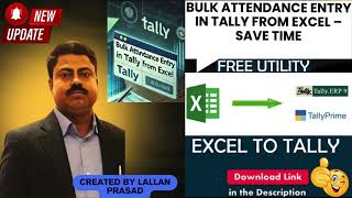 How to Import Payroll Attendance from Excel to Tally | Save Time| #TallyPayroll |#CAGuruJi|Tech9Gyan