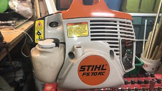 Stihl Weed Eater Pull Rope Replacement!