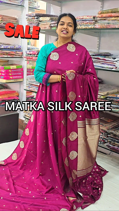 ✨ Matka Silk Saree | New Arrival | Elegant Traditional Look | Sree GNS Textiles 💫#MatkaSilkSaree