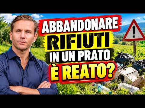 ABBANDONARE RIFIUTI IN UN PRATO È REATO? ECCO COSA RISCHIATE DAVVERO| Avv. Angelo Greco