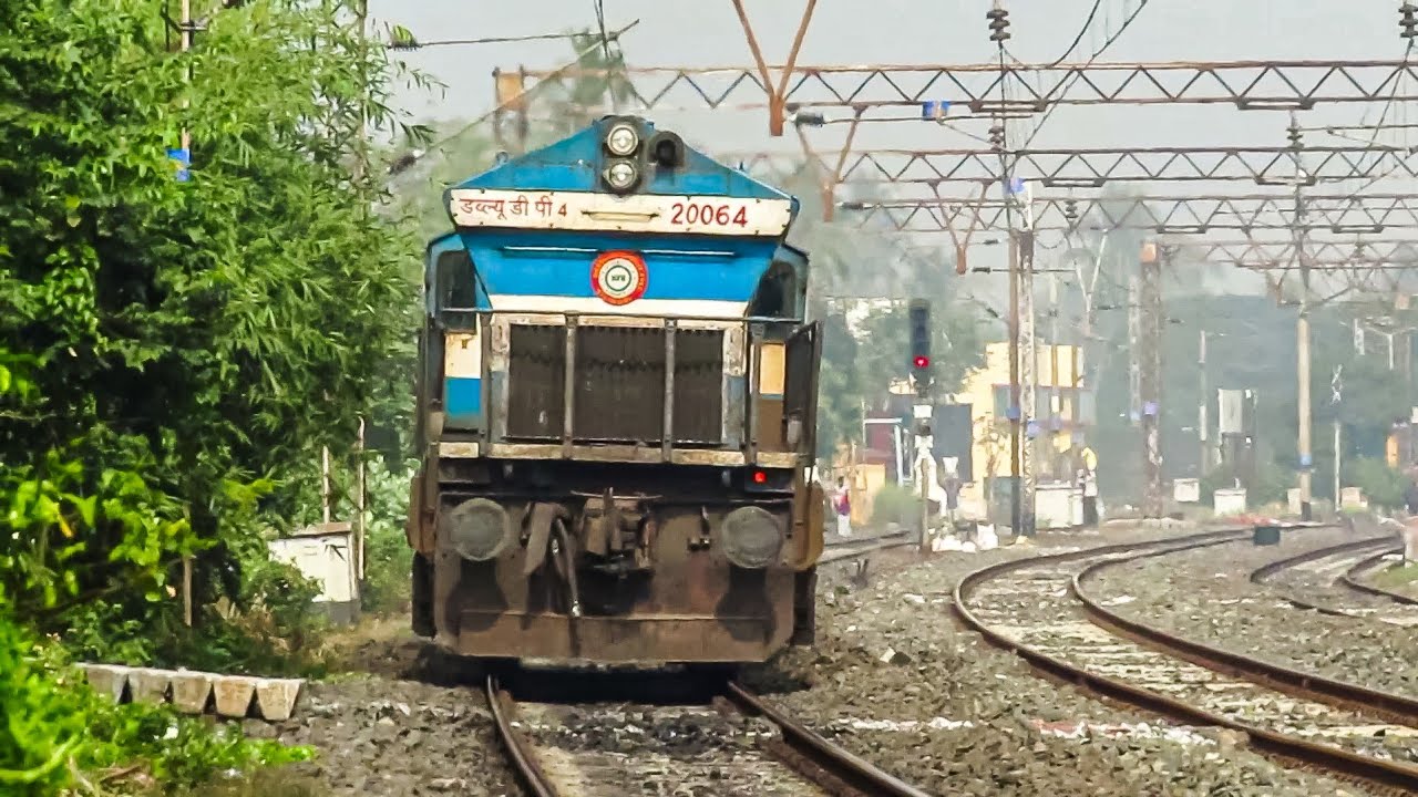 The siliguri WDP4D is moving towards his destination to fulfill his responsibilities