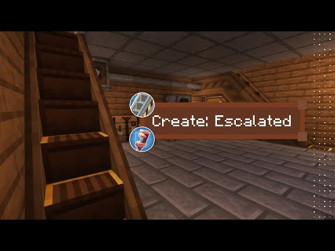 Escalators in the Create Mod?!