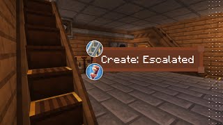 Escalators in the Create Mod?!