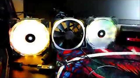 Custom Mod Light SYNC NZXT Aer RGB and Corsair HD120 RGB and 2 Strip WS2812B