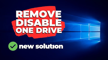 ✔️ Disable and Remove OneDrive From Path, File Explorer (Simple Solution)