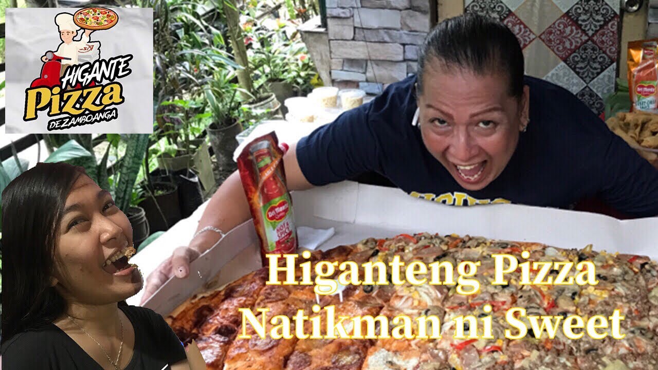 HIGANTENG PIZZA NG ZAMBOANGA NATIKMAN NI SWEET / 