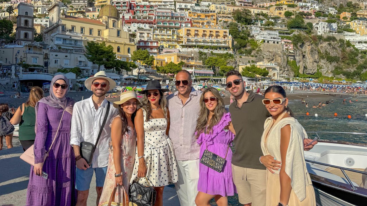 وأخيراً في إيطاليا 🇮🇹✨ أمالفي مع أجمل عروس.. يوم أسطوري ما يتفوت 👰‍♀️🤍