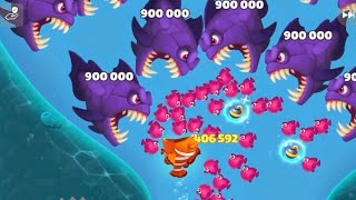 Fishdom 🐟 Ads Mini Gameplay 1.2 level |Fish Evolution Game |Hungry fish Big update Gameplay Ads screenshot 3