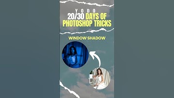20/30 Day of Photoshop Tricks | How To Create Window Shadow Effect | Photoshop Tutorial | YODO