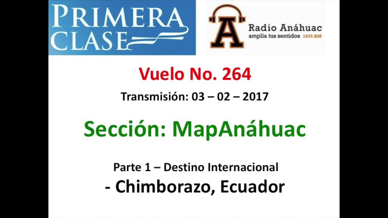 Vuelo 264 - MapAnáhuac Internacional